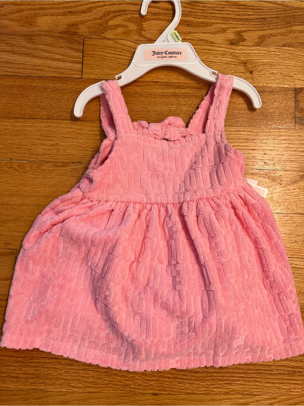 Juicy Couture Pink Terry Cloth Sundress and bottoms 2 pc dress